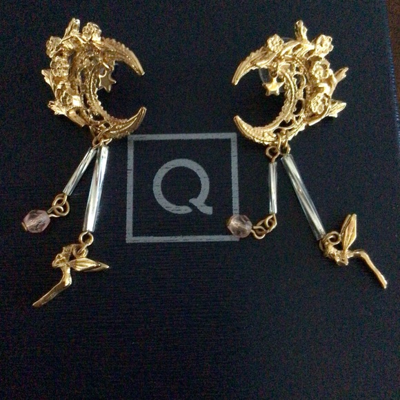 KIRKS FOLLY CELESTIAL FAIRY EARRINGS - Picture 1 of 3